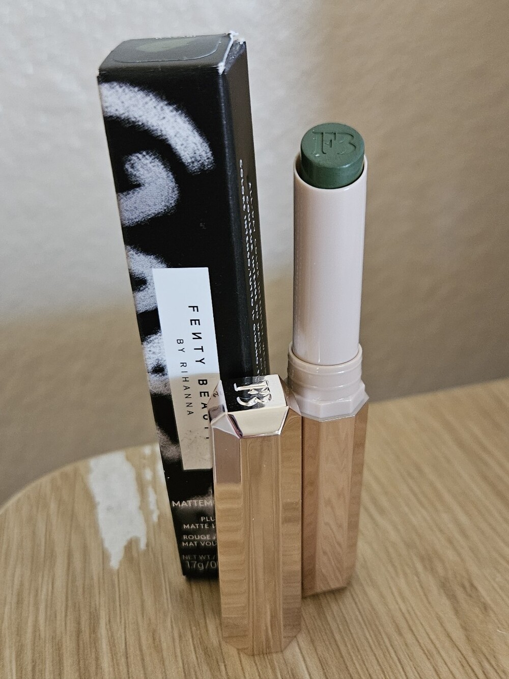 Fenty Beauty Plush Matte Lipstick — Midnight Wasabi